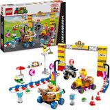 LEGO Super Mario: Mario Kart Baby Peach ve Grand Prix Seti 823 Parça 8+ Yaş Koleksiyonluk Yapı Oyuncağı 72036 - Standart