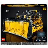 Lego Technic Cat D11T Buldozer 42131 Yetişkinler İçin Simgeleşmiş bir İnşaat Makinesinin Aslına Uygun Model Yapım Seti