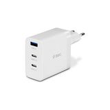 LEGO Ttec 2SCG03B Ttec Smartcharger Trio Gan 65W Pd Seyahat Hızlı Şarj Aleti 2 Usb-C+Usb-A-Beyaz