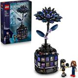 LEGO Wednesday Siyah Yıldız Çiçeği 76784 - 358 Parça Hediyelik Çiçek Modeli Seti 9+ Çocuklar İçin