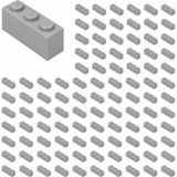 LEGO Yedek Parçalar: Brick: Duvar Parçası: 100 Adet 1x3 Açık Gri 3622 - Parts: Brick: 100 Piece 1x3 Light Bluish Gray 3622