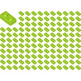 LEGO Yedek Parçalar: Plate 1X2: 100 Adet 1x2 Plate Parts Plaka Parçası Fıstık Yeşili - Lime 3023