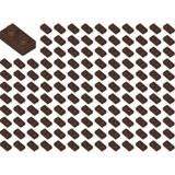 LEGO Yedek Parçalar: Plate 1X2: 100 Adet 1x2 Plate Parts Plaka Parçası Koyu Kahverengi - Dark Brown 3023