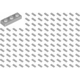 LEGO Yedek Parçalar: Plate 1x3: 100 Adet 1x3 Plate Parts Plaka Parçası Açık Gri - Light Bluish Gray 3623