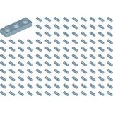 LEGO Yedek Parçalar: Plate 1x3: 100 Adet 1x3 Plate Parts Plaka Parçası Kum Mavisi - Sand Blue Plate 3623