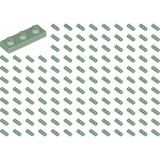 LEGO Yedek Parçalar: Plate 1x3: 100 Adet 1x3 Plate Parts Plaka Parçası Kum Yeşili - Sand Green Plate 3623