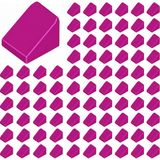 LEGO Yedek Parçalar: Slope: 100 Adet 1X1X2/3 Fuşya- Magenta 54200