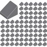 LEGO Yedek Parçalar: Slope: 100 Adet 1X1X2/3 Koyu Gri - Dark Bluish Gray 54200