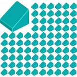 LEGO Yedek Parçalar: Slope: 100 Adet 1X1X2/3 Turkuaz - Dark Turquoise 54200