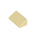 LEGO Yedek Parçalar: Slope 30 1 x 2 x 2/3 Krem Rengi 85984
