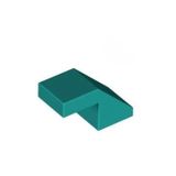 LEGO Yedek ParçalarSlope 45 2 x 1 with Cutout without Stud 28192 Koyu Turkuaz