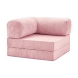 Legom Koltuk Berjer Uzanma Koltuğu Tek Kişilik Kanepe Yatak - Pembe