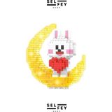 Legomodel Cocoa Rabbit Moon Gece Lambası Mini Figür