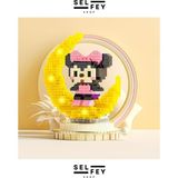 Legomodel Minnie Mouse Moon Gece Lambası Mini Figür