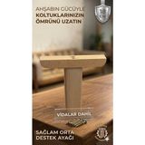 Legora Wood Design 1. Sınıf Gürgen Ağacı Ham Mobilya Kanepe Koltuk Tv Ünitesi 18 cm Ahşap Destek Ayağı