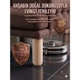 Legora Wood Design 10 cm Bohem Ham Ahşap Mobilya Ayağı Gürgen Ağacı Ahşap Mobilya Ayağı