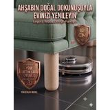 Legora Wood Design 12 cm Bohem Ham Ahşap Mobilya Ayağı Gürgen Ağacı Ahşap Mobilya Ayağı
