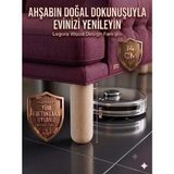 Legora Wood Design 14 cm Bohem Ham Ahşap Mobilya Ayağı Gürgen Ağacı Ahşap Mobilya Ayağı