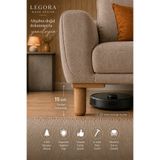 Legora Wood Design 15 cm Bohem Ahşap Mobilya Ayakları Gürgen Koltuk Kanepe Baza Ayağı Açık Ceviz