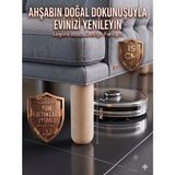 Legora Wood Design 15 cm Bohem Ham Ahşap Mobilya Ayağı Gürgen Ağacı Ahşap Mobilya Ayağı