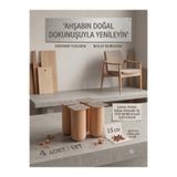 LEGORA WOOD DESİNG 15 cm Bohem Ahşap Mobilya Ayağı 4'lü Set Gürgen Koltuk Baza Ham Robot Süpürge Uyumlu