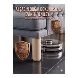 LEGORA WOOD DESİNG 15 Cm Bohem Ham Ahşap Mobilya Ayağı Gürgen Ağacı Ahşap Mobilya Ayağı