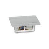Legrand 054011 4 Modül Mat Alüminyum Donalabilir Masa Döşeme Altı Buat