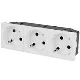 Legrand 077253 Sistem Armada 3X45 Şebeke Beyaz Priz