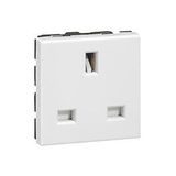 Legrand 077505 Beyaz Armada Euro-Us 2 mt Topraklı Priz
