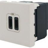 Legrand 077590 Telefon Şarjı için 5 Volt 3 Amper C+C Tipi İkili Usb Priz