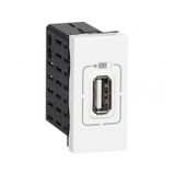 Legrand 077591 Beyaz Telefon Şarjı Tekli USB Prizi