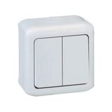 Legrand 10 A 782361 Forix Beyaz IP44 Sıva Üstü Komütatör Veavien