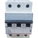 Legrand 3x16A C/4.5KA Otomatik Sigorta