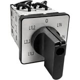 Legrand 629010 10A Voltmetre Komütatörü 7 Pozisyonlu Faz Seçici Şalter - Renk - 0 - Siyah