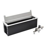 Legrand 654873 Incara Masaüstü Priz Kutusu, 385 mm Alüminyum