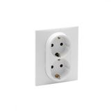Legrand 767416 Salbei Bej İkili Topraklı Priz