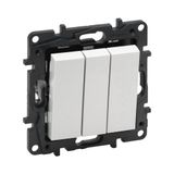 Legrand 768103 Raventi Beyaz Üçlü Anahtar