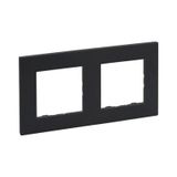 Legrand 768372 Raventi Füme İkili Çerçeve