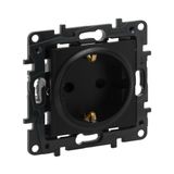 Legrand 768615 Raventi Siyah Çocuk Korumalı Topraklı Priz