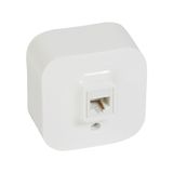 Legrand 782414 Forix Beyaz IP21 Sıva Üstü Rj11 Telefon Prizi