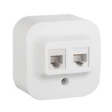 Legrand 782421 Telefon+Data Prizi Rj11+Rj45 Cat5e Beyaz Sıva Üstü