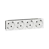 Legrand Beyaz S.Armada 2xdlp Şebeke Priz