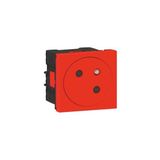Legrand Düz Yüzey Ups Priz, 45°, Ç.k, Otomatik, 16A, 250V~, 2m, Kırmızı LEG-077118L
