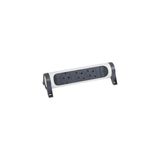 LEGRAND GRUP PRİZ 3X2P+T 3 SOKETLİ 3M - Beyaz-Grı