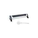 LEGRAND GRUP PRİZ 4X2P+T ROTFIX 4 SOKETLİ 3M - Beyaz-Grı