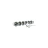 LEGRAND GRUP PRİZ 6X2P+T 6 SOKETLİ 1.5M - Beyaz