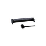 LEGRAND GRUPO PRİZ 6X2P+T 6 SOKETLİ 3M - Siyah