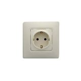 Legrand Salbei Bej (Krem) Topraklı Priz 767414 Legrand (Çerçeve Dahil)