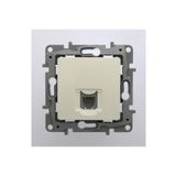 Legrand Salbei Serisi Bej 1 x RJ11 Telefon Prizi Çerçevesiz