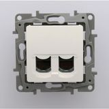 Legrand Salbei Serisi Beyaz 2 Çıkışlı RJ45 Cat6 Utp Data Prizi Çerçevesiz